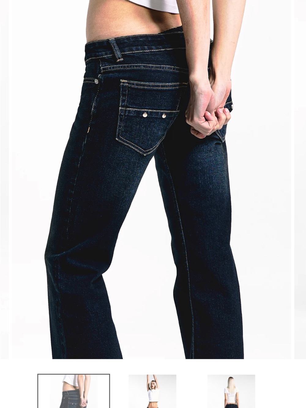 Women's Dark Indigo Bootcut Jeans